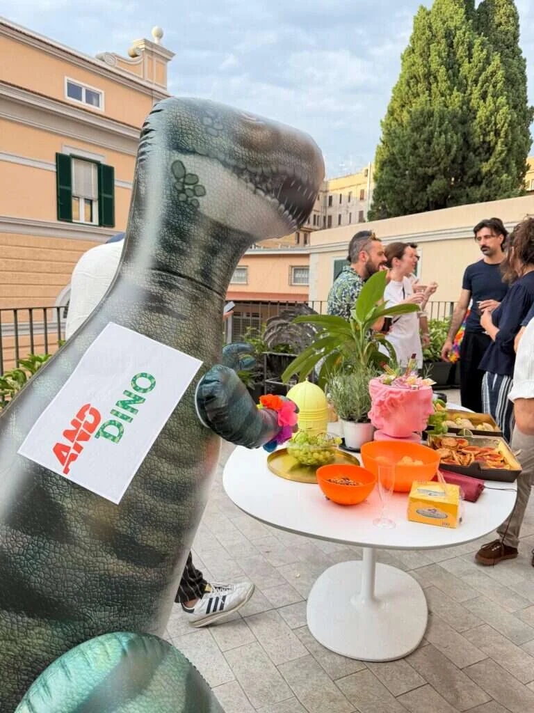Inside the AND studio in Rome