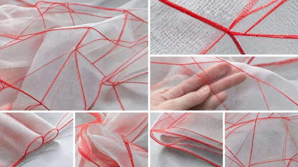 Interlacing Red look 4, AND fashion collection