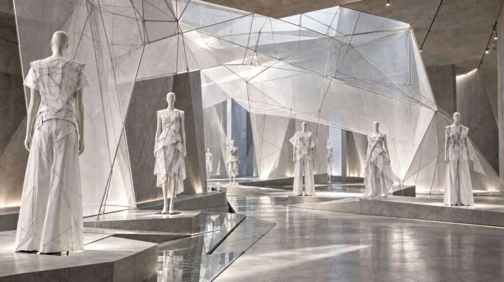 Interlacing White look 3, AND fashion collection