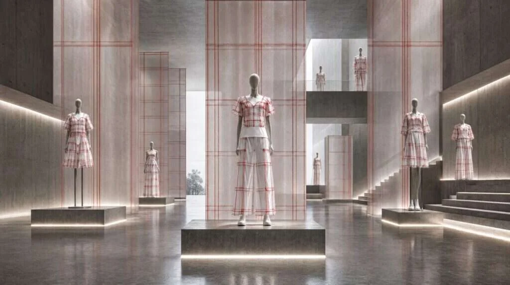 Exoshell Red look 3, AND fashion collection
